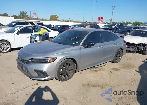 2022 Honda Civic Sport из США, поврежденный, VIN 2HGFE2F53NH603278